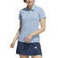 adidas Spacedye S/S Golf Polo - Women's Ambient Sky