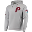 Pro Standard Phillies Logo Pullover Hoodie - Men's Grey