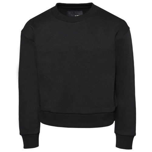 

LCKR Girls LCKR Fleece Crew - Girls' Grade School Black Size L