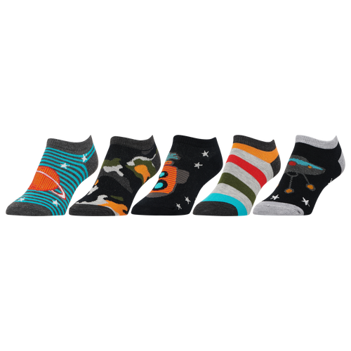 

CSG CSG 5 Pack No Show Socks - Adult Multi/Multi Size S
