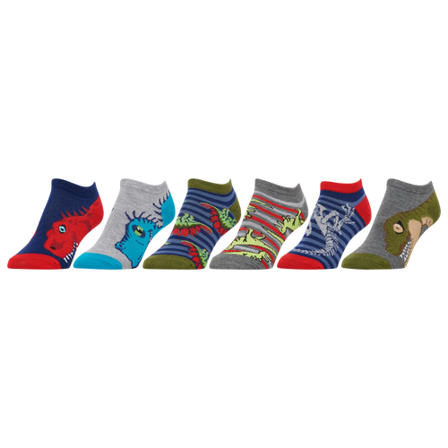 

CSG CSG 6 Pack No Show Socks - Adult Multi/Multi Size S