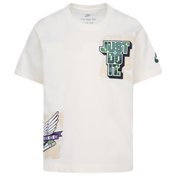 Boys' Preschool - Nike Step Up Your Game Short Slv T-Shirt - Sail/Green