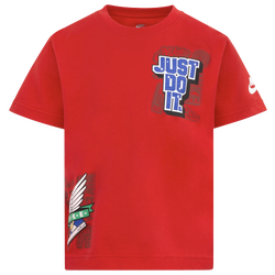 Boys' Preschool - Nike Step Up Your Game Short Slv T-Shirt - University Red/Blue