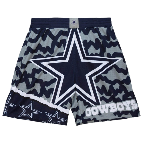 

Mitchell & Ness Mens Mitchell & Ness Cowboys Jumbotron Shorts - Mens Navy Size M