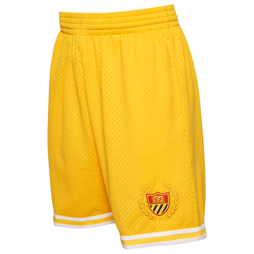 

Mitchell & Ness Mens Mitchell & Ness Bel Air Shorts - Mens Yellow/Navy Size M