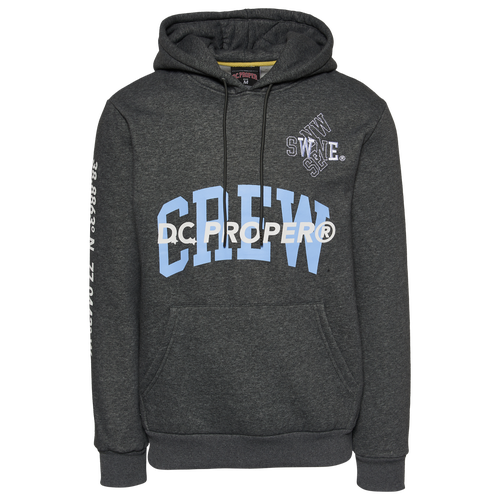 

DC Proper Mens DC Proper Crew With Hoodie - Mens Grey/Multi Size L
