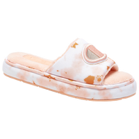 Peach/Peach/White- Ch W Cld Dye Slppr-pch/pch/wh