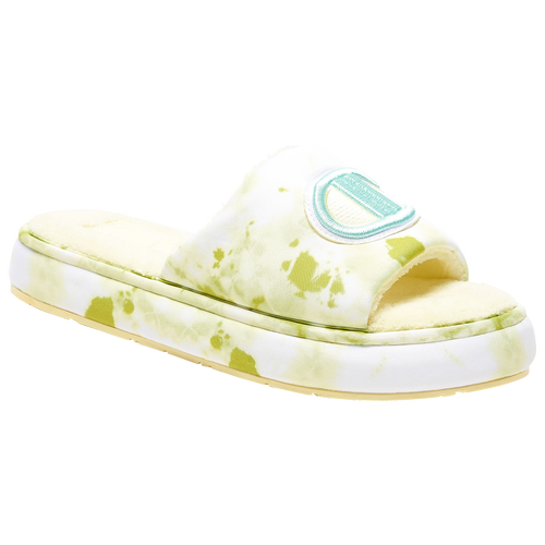 

Champion Womens Champion Cloud Dye Slippers - Womens Shoes Lemon/White/Lemon Size 07.0