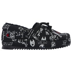 Boys' Grade School - Champion University Doodle Slides - Black/White