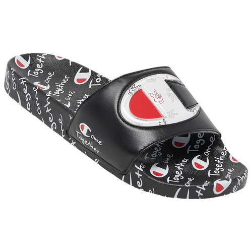 

Champion Mens Champion IPO Together Slide - Mens Shoes Black/White Size 12.0