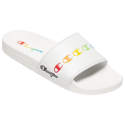 Men's - Champion IPO Pride Slides - White/Multi