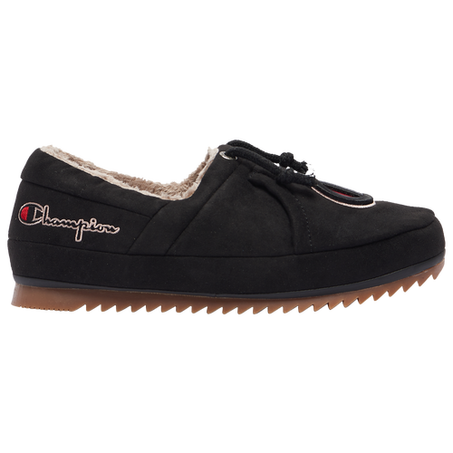 

Champion Boys Champion Univ Slippers - Boys' Grade School Shoes Suede Black Size 04.0