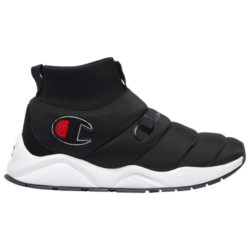 

Champion Mens Champion Cozy Hi - Mens Shoes Black/White Size 11.5