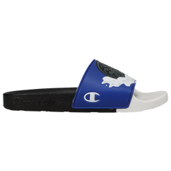 Men's - Champion IPO Slide - White/Black/Blue