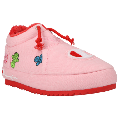 

Champion Girls Champion University Mid Candyland Slide - Girls' Grade School Shoes Pink/Multi Size 6.0