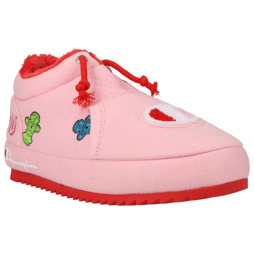 

Girls Champion Champion University Mid Candyland Slide - Girls' Grade School Shoe Pink/Multi Size 06.0