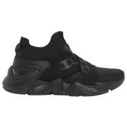 Boys' Grade School - Champion Hyper Cross Low - Black/Black