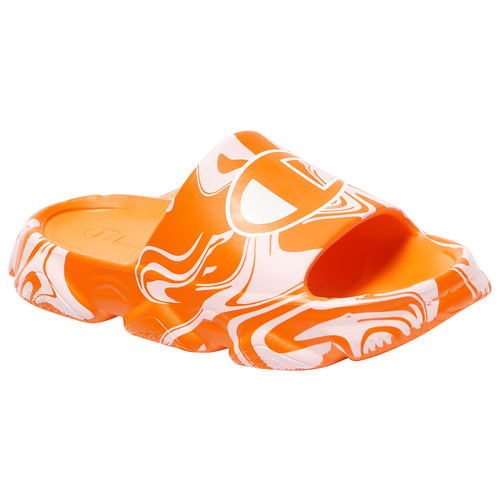 

Champion Girls Champion Meloso Squish Swirl - Girls' Preschool Shoes Orange/White Size 02.0