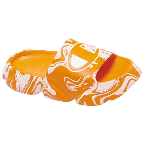 

Champion Girls Champion Meloso Squish Swirl - Girls' Grade School Shoes Orange/White Size 7.0