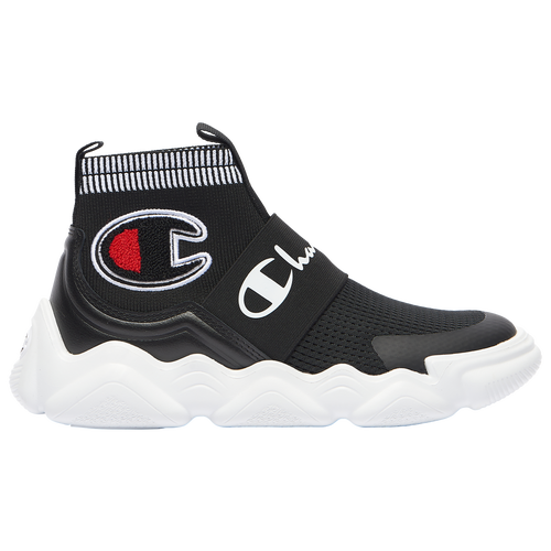 

Champion Boys Champion Meloso Rally Pro - Boys' Grade School Running Shoes Black/White/No Color Size 6.0