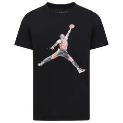 Boys' Preschool - Jordan Watercolor Jumpman T-Shirt - Red/Black