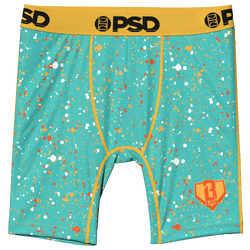 Boys' Grade School - PSD Paint Spill Briefs - Teal/Yellow