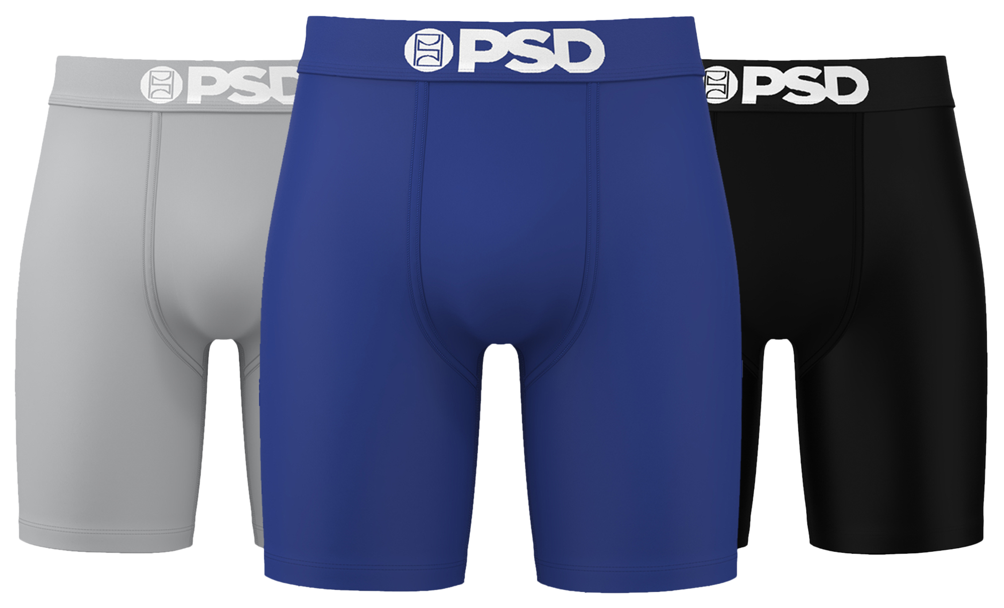 PSD Blue Solid 3 Pack - Men's