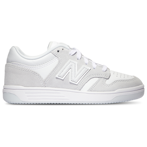 New Balance Kids 480 Boys Preschool Shoes White Grey Size 03.0