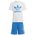 adidas Originals Shorts and T-Shirt Set - Boys' Preschool White/Blue