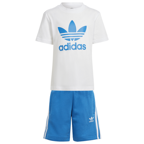 

adidas Originals adidas Originals Shorts and T-Shirt Set - Boys' Preschool White/Blue Size 4T