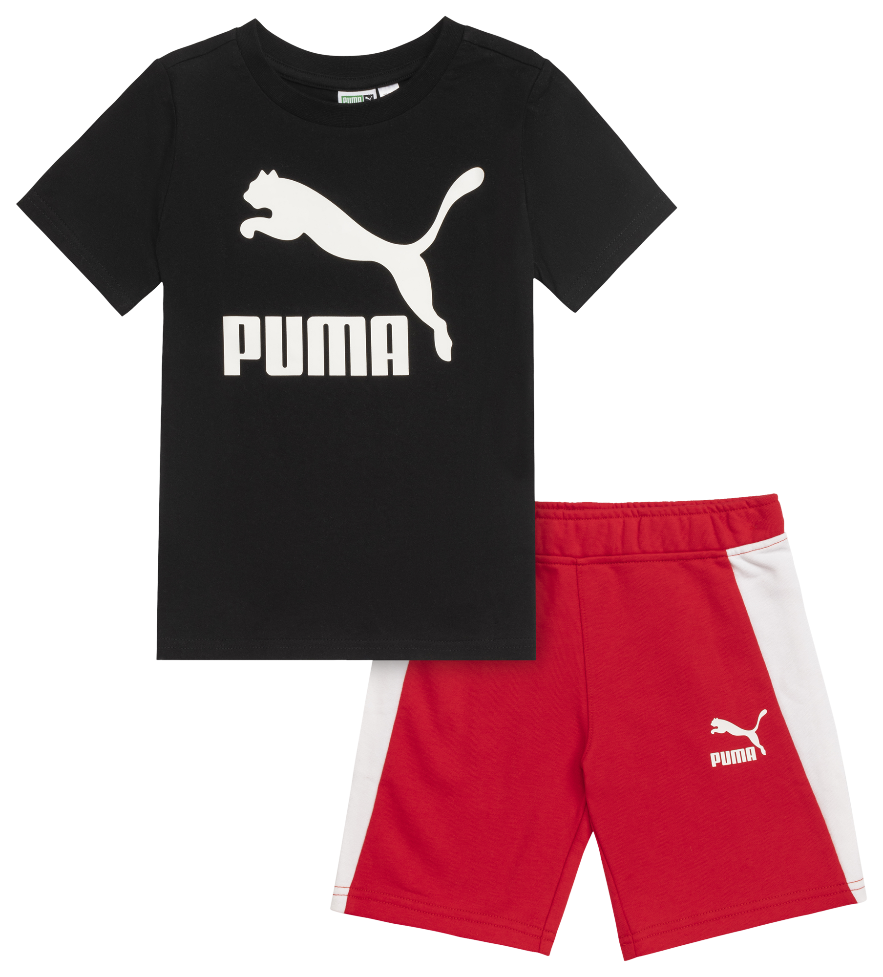 Puma shorts best sale kids red