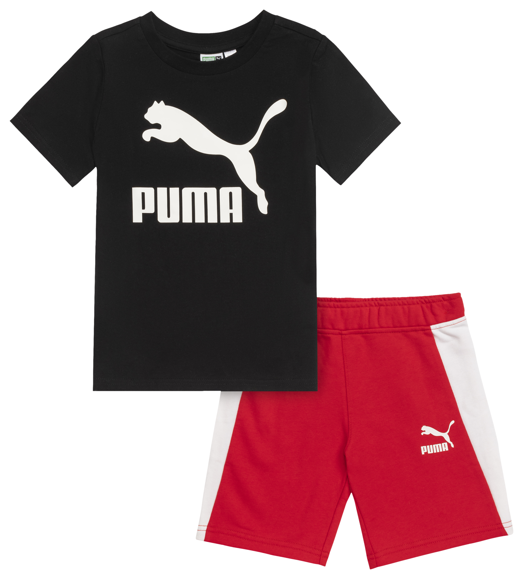 Puma biker best sale shorts set