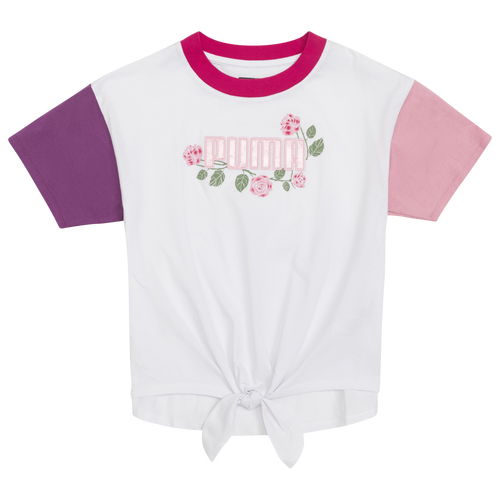 - PUMA Valentine's Day Colorblock T-Shirt - White/Pink