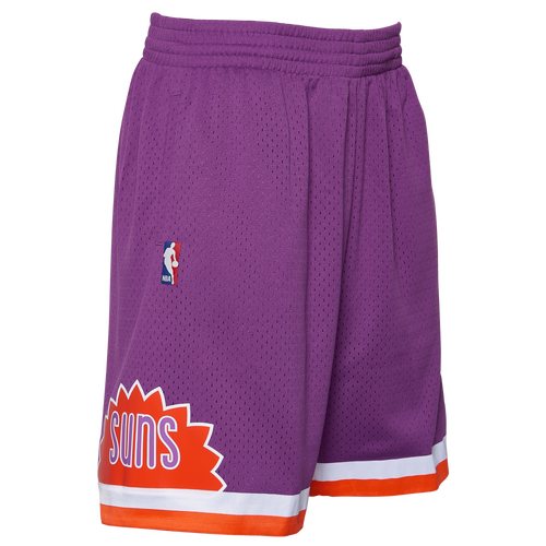 

Mitchell & Ness Mens Phoenix Suns Mitchell & Ness Suns Swingman Shorts - Mens Purple/Orange Size XL