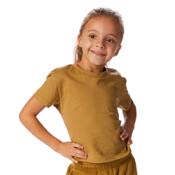 Girls' Preschool - Cozi Perfect Fit T-Shirt - Tan/Tan