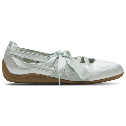 PUMA Women's Speedcat Suede Ballet Shoes, Size 9.5, Etoile Creme De Mint/Gum