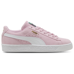 Girls' Grade School - PUMA Suede Classic - Puma White/Pink Lady