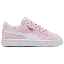 Girls' Preschool - PUMA Suede Classic - Pink Lady/Puma White