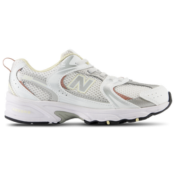 Girls' Preschool - New Balance 530 - White/Beige/Pink