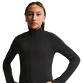 Nike Mavn Dri-FIT Fitted Full Zip Long Sleeve Top - Nike Black