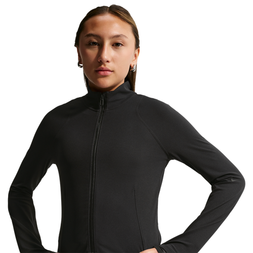 Nike Mavn Dri-FIT Fitted Full Zip Long Sleeve Top - Nike Black