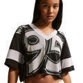 Nike NSW Crop Jersey - Nike Dark Smoke Grey/Black