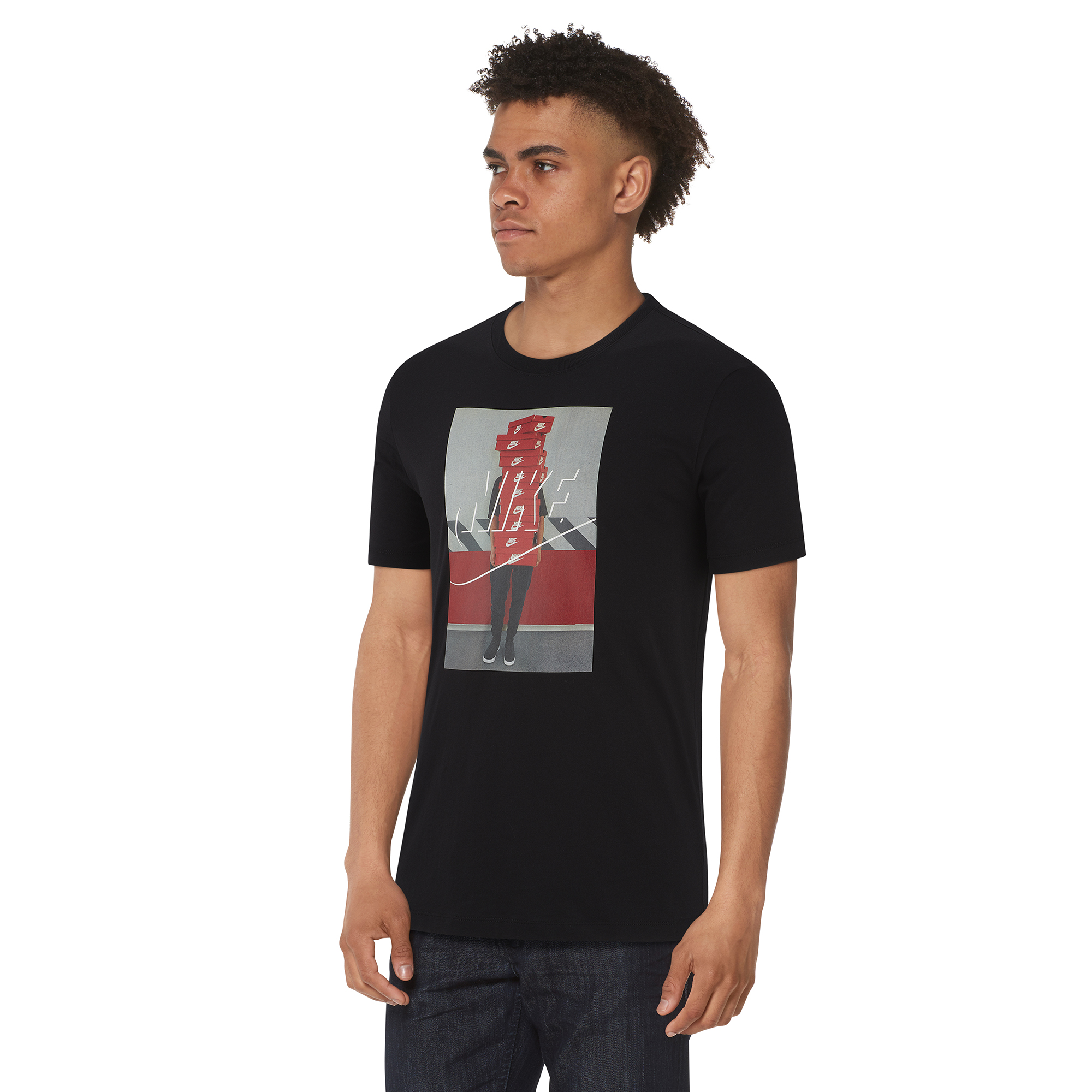 nike stacked box t shirt