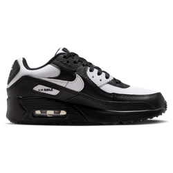 Boys' Grade School - Nike Air Max 90 Mesh - Black/White