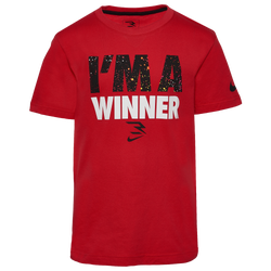 Boys' Grade School - 3BRAND I'm A Winner Short Sleeve T-Shirt - Red/Red