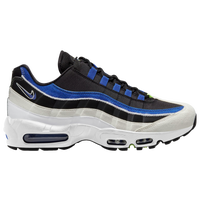 Nike Air Max 95 LV8 Big Kids' Shoe, White/Black/Blue Gaze, 5Y