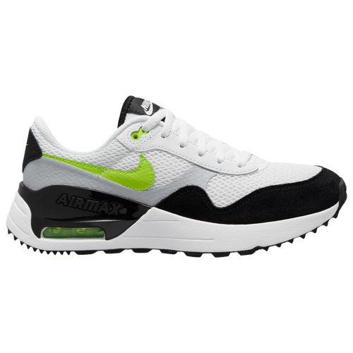 

Nike Boys Nike Air Max System - Boys' Grade School Running Shoes White/Black/Volt Size 07.0