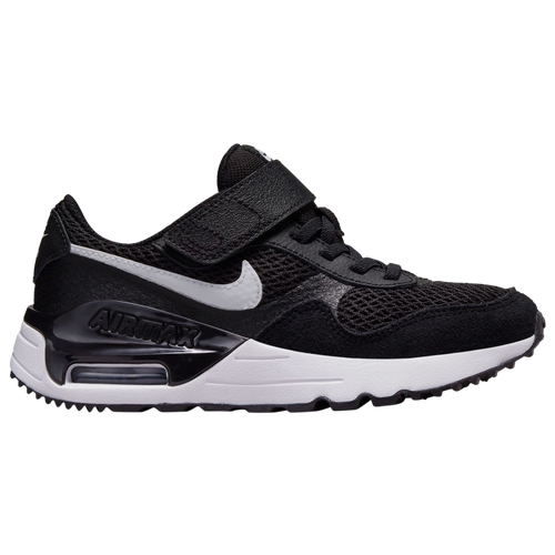 

Boys Preschool Nike Nike Air Max System - Boys' Preschool Shoe Black/White/Black Size 03.0