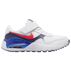 Boys' Preschool - Nike Air Max System - Bright Crimson/White/Midnight Navy