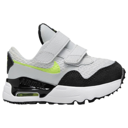 Boys' Toddler - Nike Air Max System - White/Black/Volt